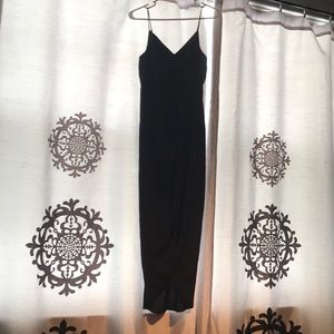 Slit mid length express dress